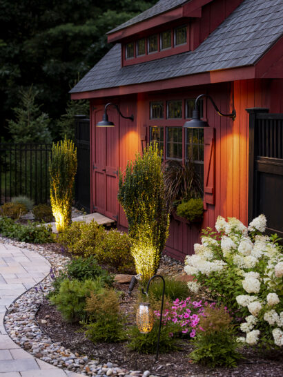 Stow MA Pool Barn and Landscaping